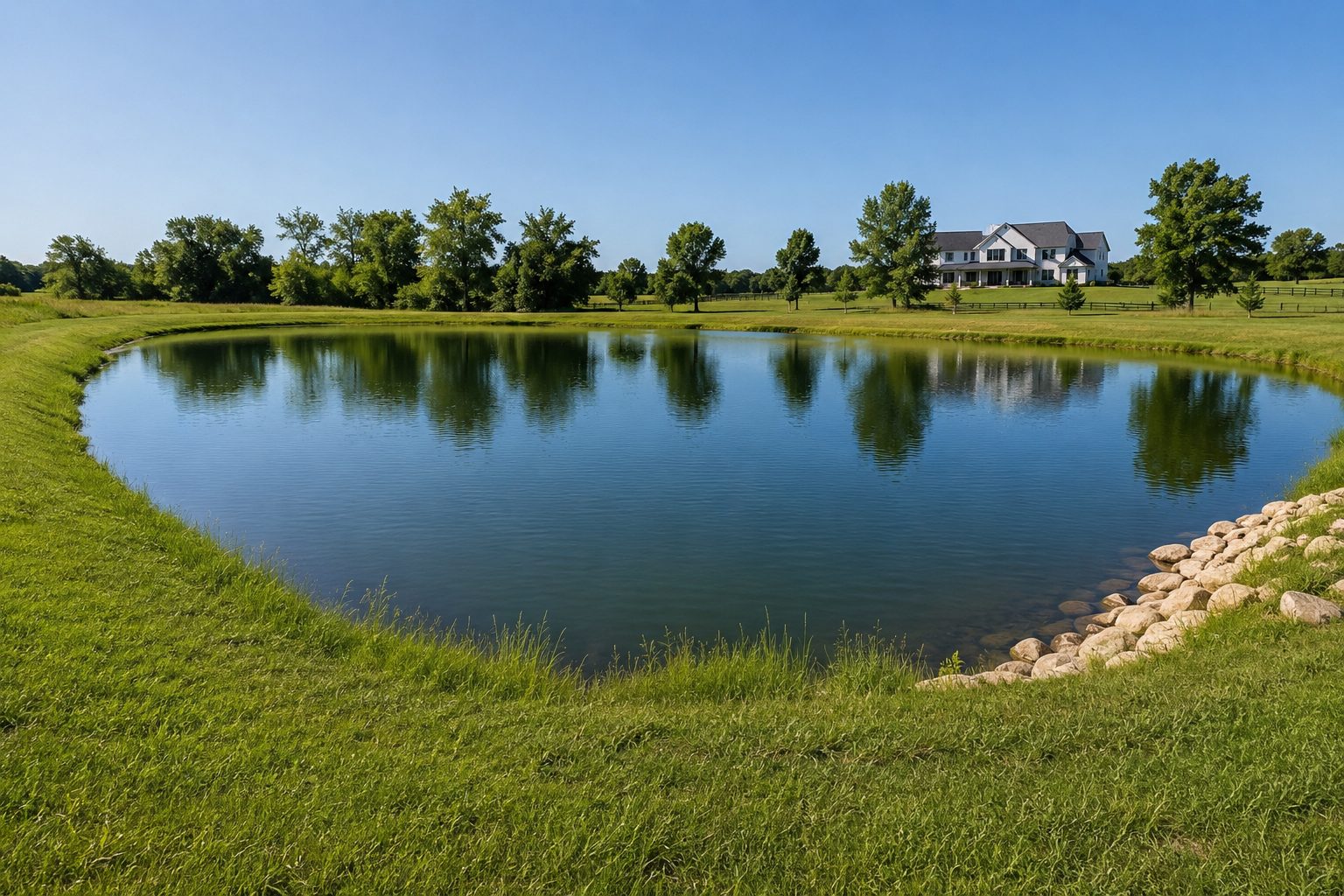 Pond Construction in Bixby, OK